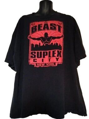 WWE Brock Lesnar Go To Hell Tour 2015 The Beast Suplex City NY Size 4XL